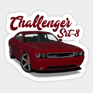 Challenger Srt-8 Bordeux Front Sticker